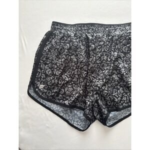 Fabletics Women's Running Shorts With Liner Black And Gray Size Medium NWT